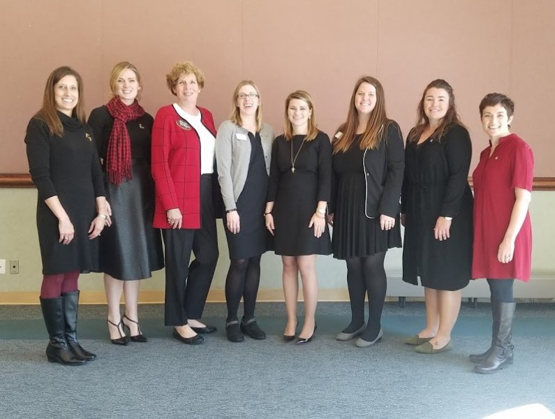 "Alumnae members supporting our annual International Badge Day Celebration"