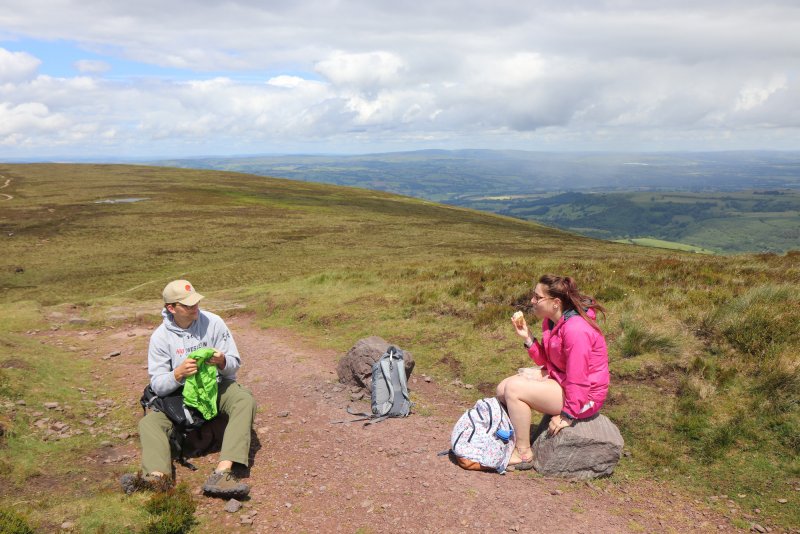 Lunch on the ridge